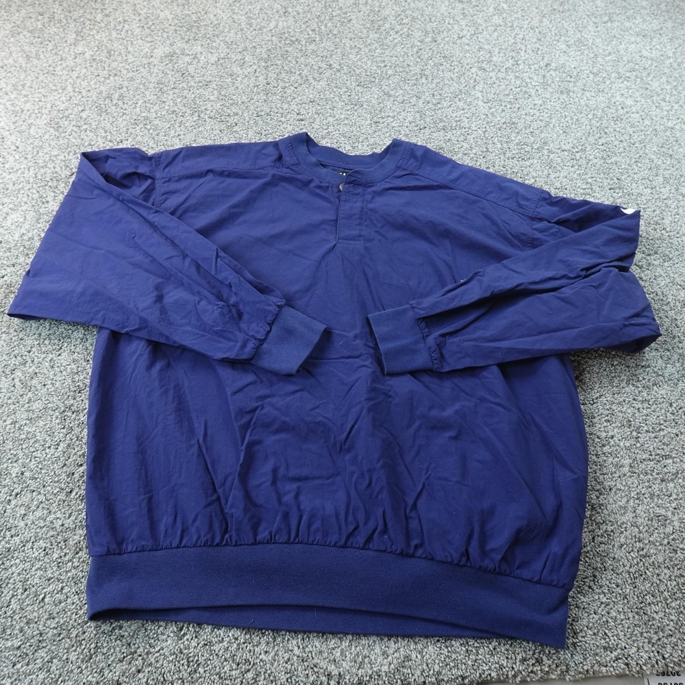 VTG‎ Nike Jacket Mens XL Blue Golf Pullover Windbreaker Bomber Coat 90s Y2K 00s